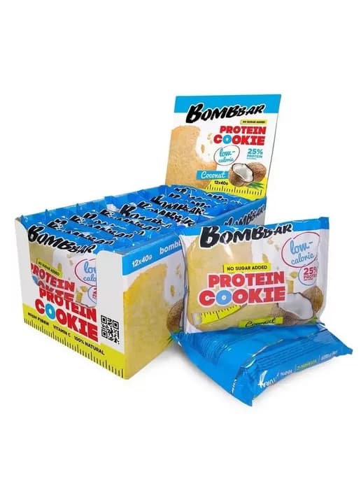 Печенье неглазированное Кокос 40г 12шт
