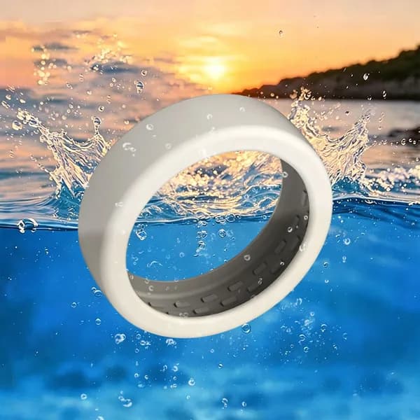 Силиконовый чехол для Oura Ring 5 (4 шт., размер S): прозрачный, чёрный, винно-красный, звёздный