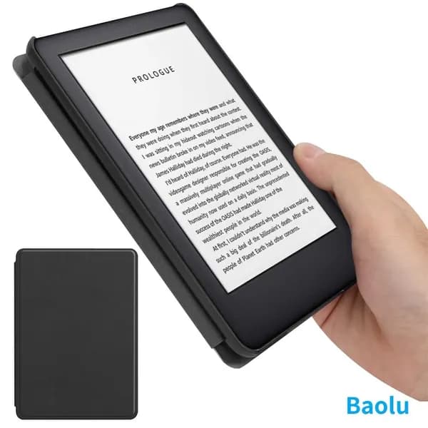 Чехол для Kindle Paperwhite 12-го поколения, 7", черный, легкий и прочный