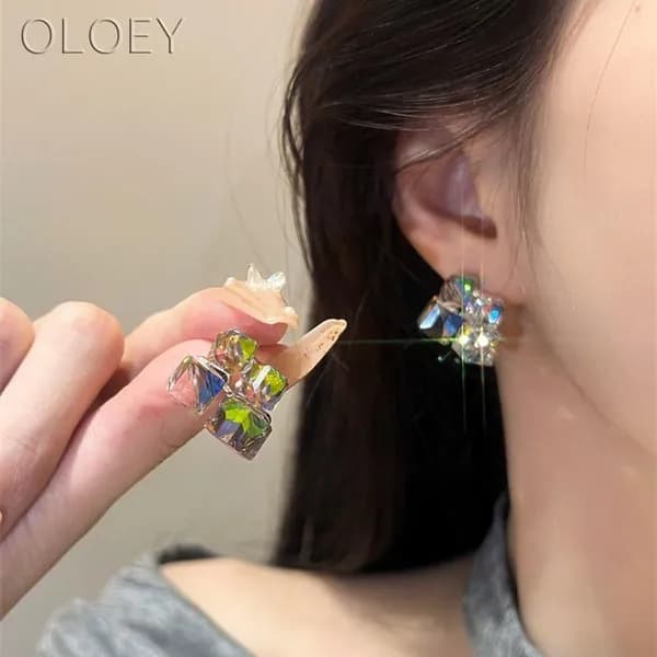 Серьги асимметричные