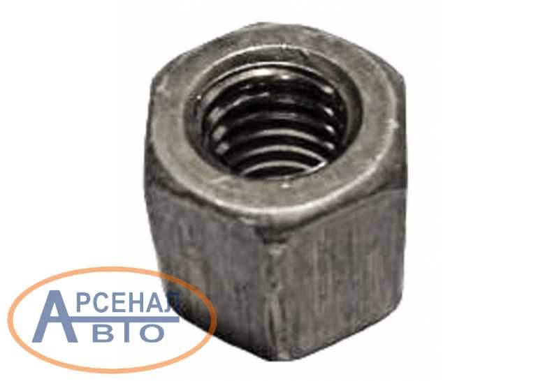 Гайка Камаз турбокомпрессора высокая латунь м8*1, 25 (белзан) 853578