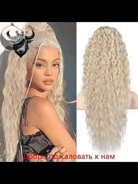 Кудрявый хвост на крабе Афрохвост Волосы для наращивания