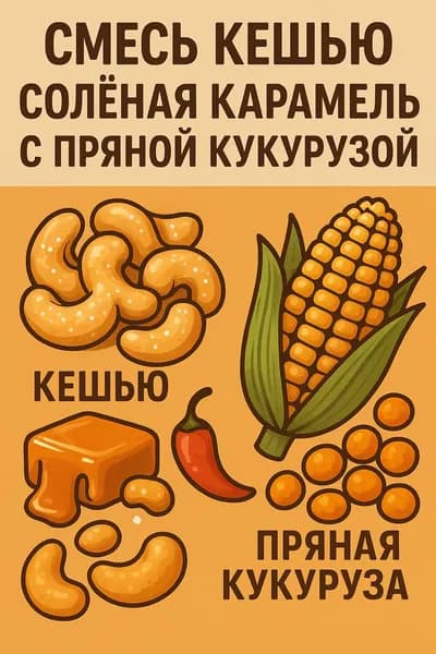 Смесь орехов "Пряная" 100гр.