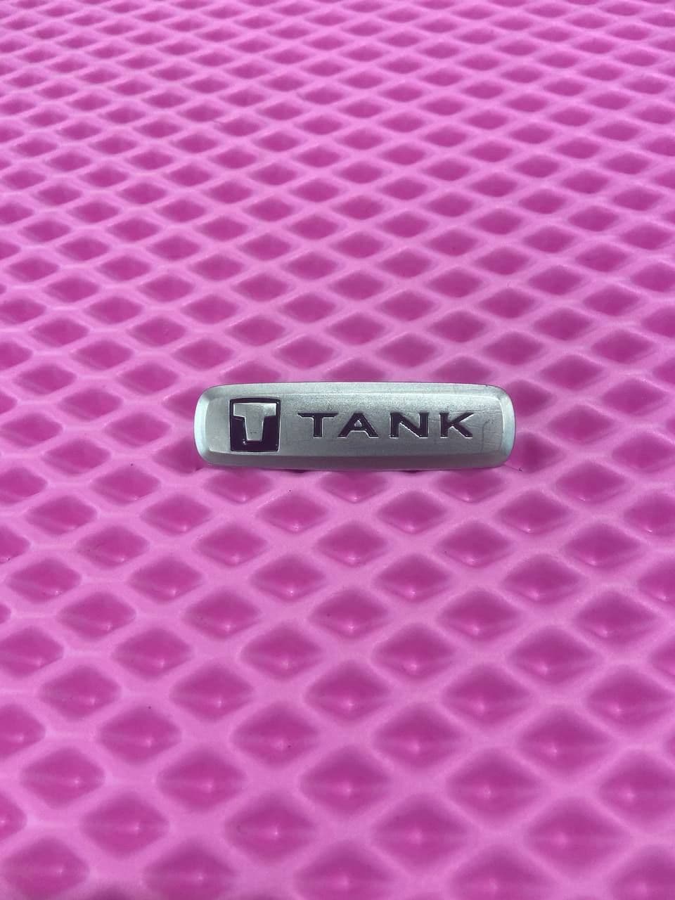 Логотип шильдик TANK ( ТАНК / ТЭНК ) для автоковриков, автоаксессуаров, 2 шт