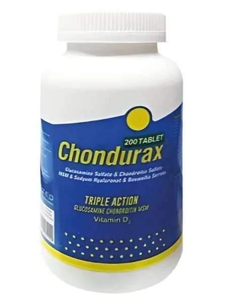 Chondurax 200 таблеток глюкозамин и хондроитин для здоровья суставов, связок и хрящей