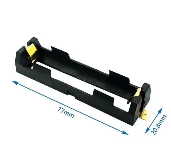 Батарейный отсек 1х18650 (SMD)