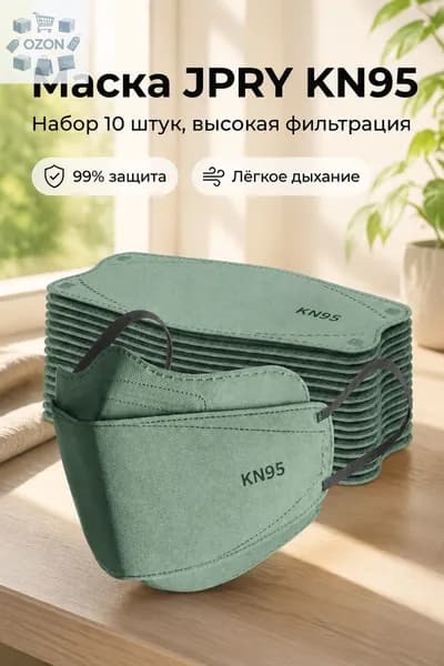 Респиратор профессиональный, FFP3, размер 8, 1 шт.