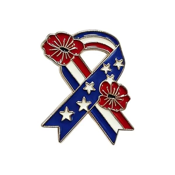 Брошь День независимости США , Серебро