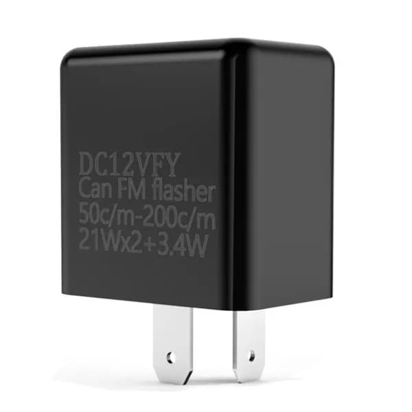 Двухконтактное реле для светодиодных поворотников 12V, регулируемая частота мигания