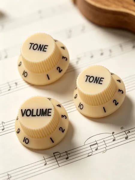 Ручки регулятора громкости и тембра для электрогитары, набор ручек Volume Tone