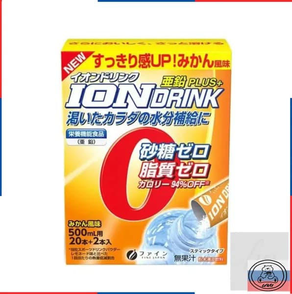 Изотоник Fine Japan / Калий, кальций, магний / 22 стика без сахара-ZCM11