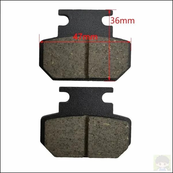 Тормозные колодки для электроскутера Citycoco (короткие)