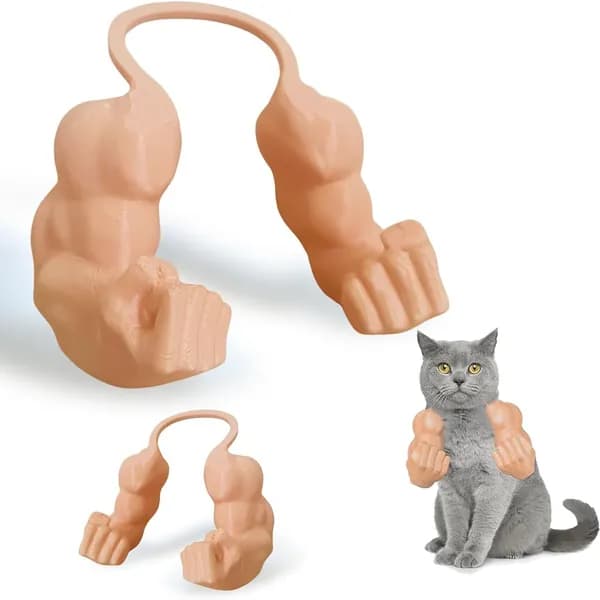 3D-печать: мышечная рука для кошек, телесного цвета