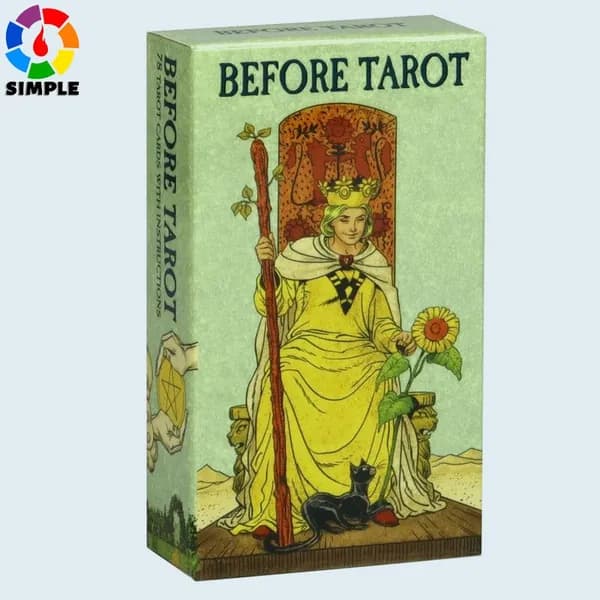 До появления Таро 78 Колода карт Таро Before Tarot 78 TarotCard Deck