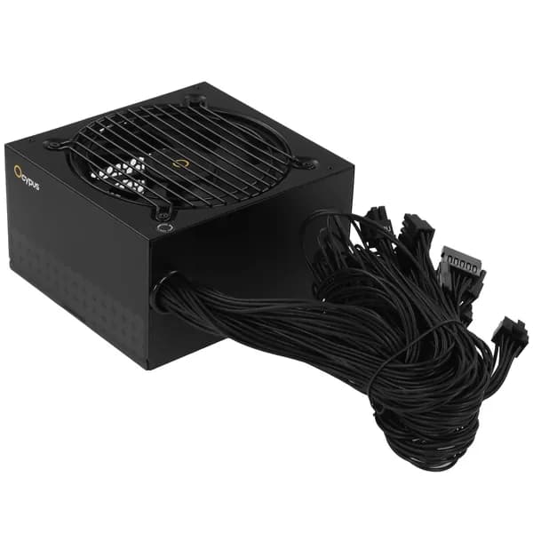 Блок питания 650W Ocypus Gamma P650 BK (ATX, 80+, APFC, 20+4 pin, 120mm fan, PCI-E 6+2Px4, 6xSATA) (Gamma-P650-W1HDBK024X-EU)