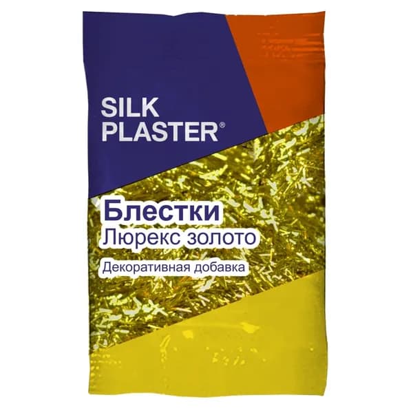 SILK PLASTER Декоративная добавка для жидких обоев, 0.012 кг, Золото