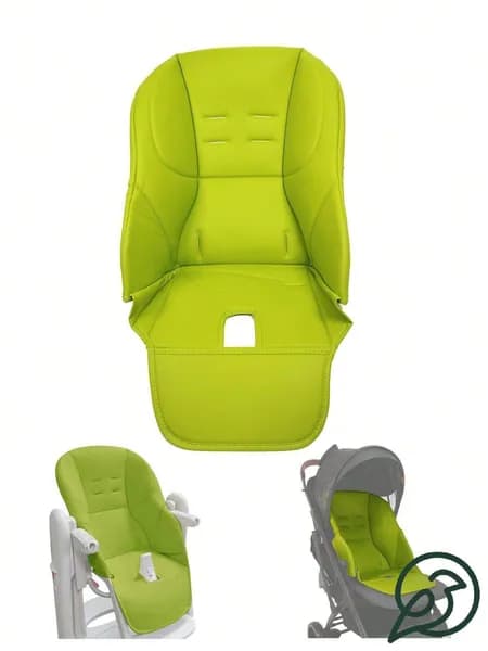 Чехол из эко-кожи на стульчик Peg-Perego Tatamia/Голубой-зеленый