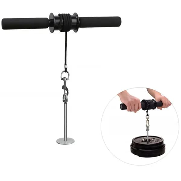 Стойка силовая Тренажер предплечий Trainer Wrist Roller Fitness