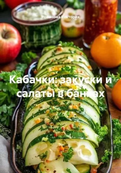 Кабачки: закуски и салаты в банках | Романова Виктория Алексеевна | Электронная книга