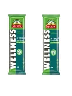 Спагетти Макфа Wellness со спирулиной, 400 гр.*2шт.