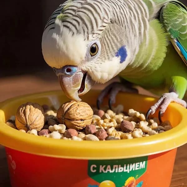 Любимчик. корм для волнистых попугаев. С кальцием, 500 гр