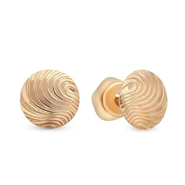 Серьги женские из красного золота 375 пробы 585GOLD