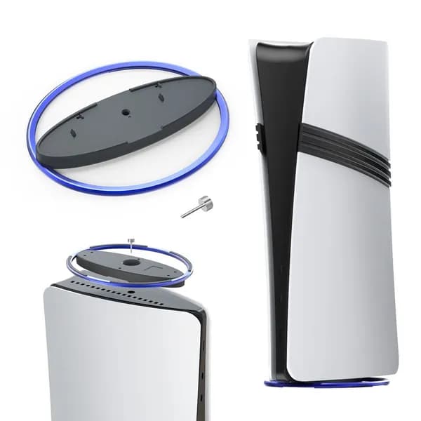 Вертикальный кронштейн для PS5, PS5 Pro и PS5 Slim безопасно, стабильно, легко устанавливается