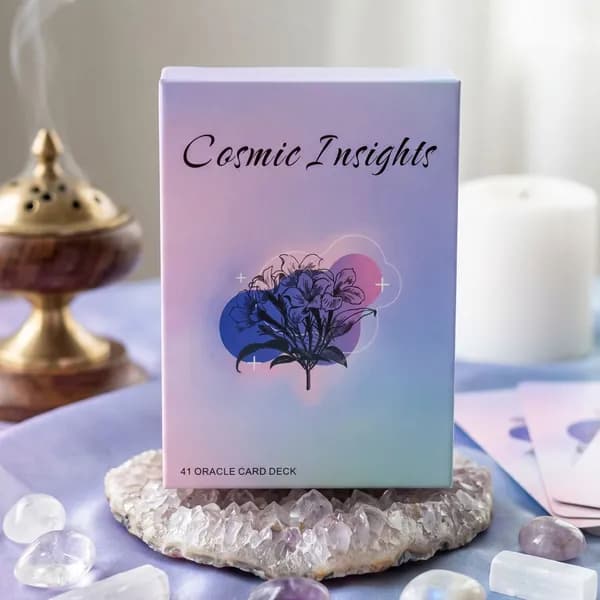 Колода карт Cosmic Insight Cards для гадания и медитации, 78 карт
