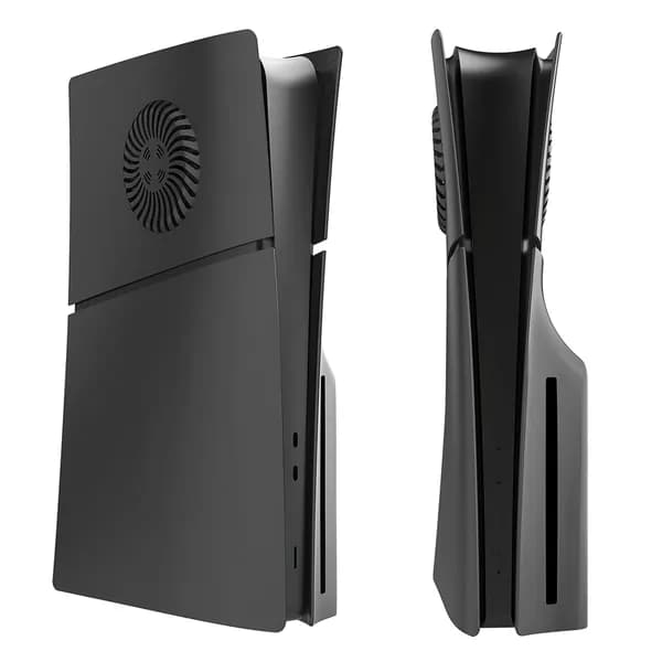Корпус для PlayStation 5 Slim с приводом, чёрный, версия 2.0, с вентиляционными отверстиями