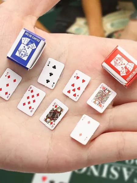 Мини-игральные Карты, 54 Карты В Колоде