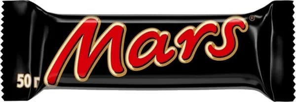 Шоколадный батончик Mars с карамелью и нугой 50 г