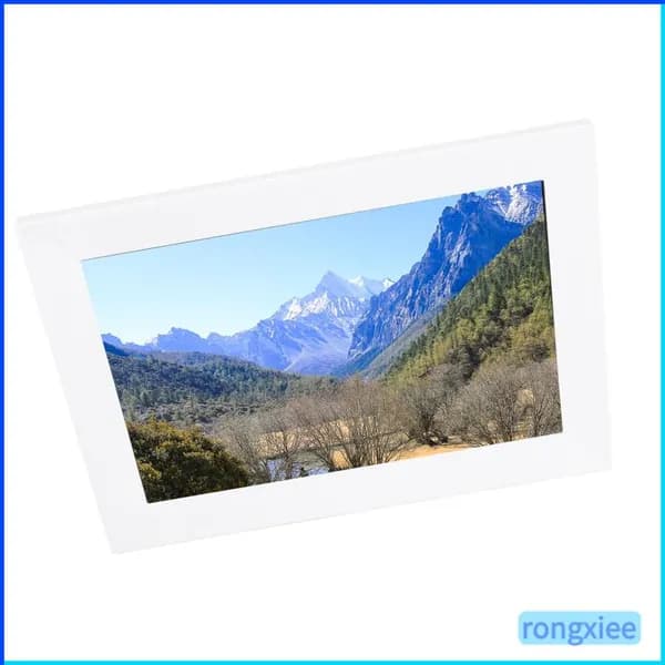 Цифровая фоторамка, сенсорный экран 10.1 дюйма, мультимедийная поддержка, для друзей и родных Правила США