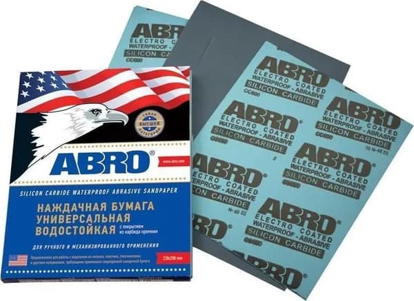 Abro Лист шлифовальный, шкурка; P180