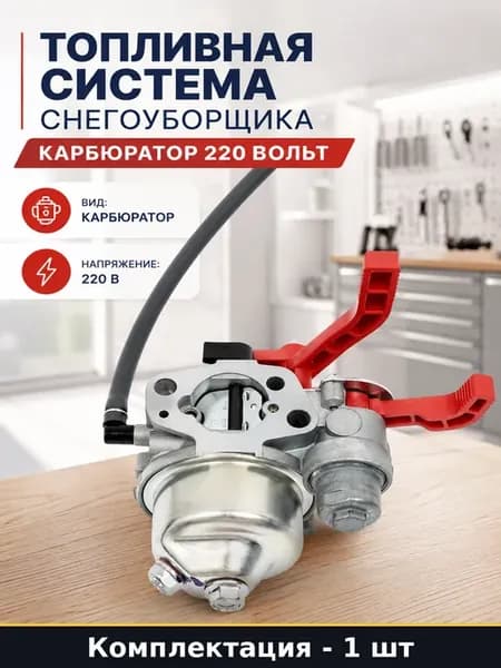 Топливная система снегоуборщика карбюратор 220 вольт