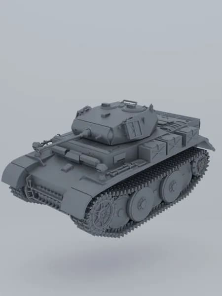 Легкий разведывательный танк Luchs макет танка демонстрационный 1 100