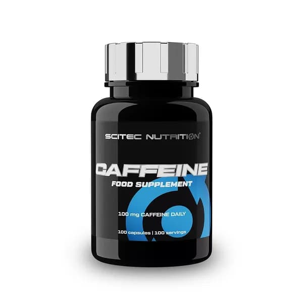 Кофеин в капсулах Scitec Caffeine, 100 капсул