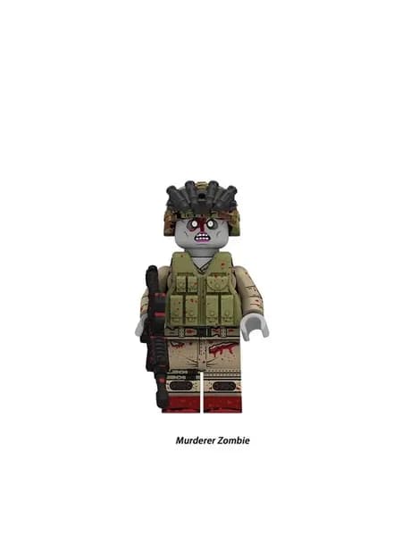 Конструктор минифигурки Зомби набор, совместим с LEGO