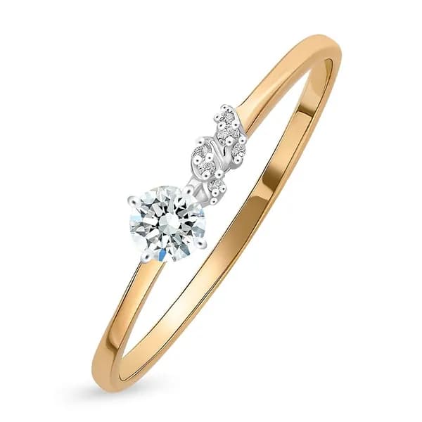 Кольцо золотое женское с фианитами 375 пробы 585GOLD