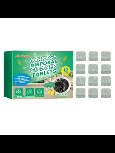 12шт таблетки для чистки канализац кухни Deep Clean