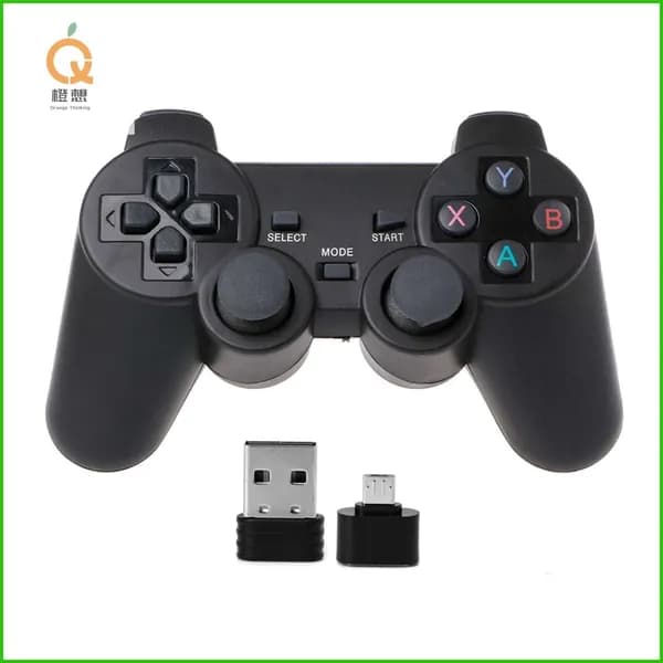 Беспроводной интеллектуальный игровой контроллер 2.4G game controller 706W с микроинтерфейсом