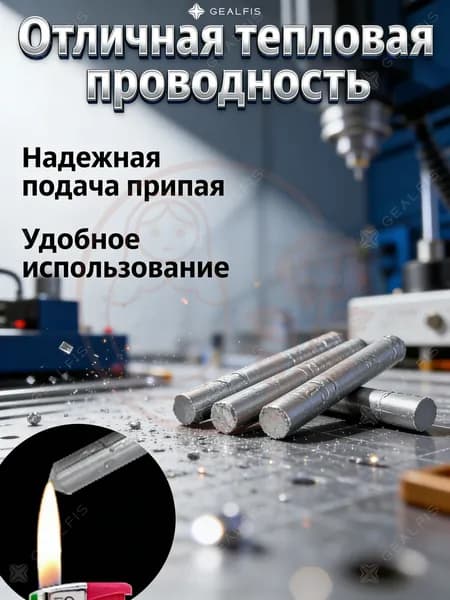 3шт. Паяльный карандаш "СТРОИТЕЛЬ" / Холодная сварка / Холодная сварка для металла