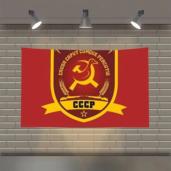 Флаг СССР, советские флаги, декор для комнаты, уличный , персонализированные изделия, спален, домашний гобелен.