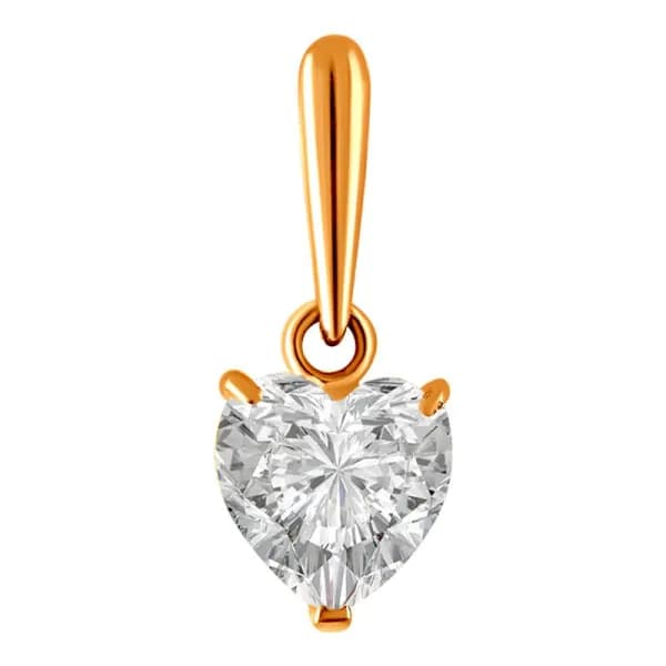 BUBLIK jewelry Подвеска Золото красное 585 пробы
