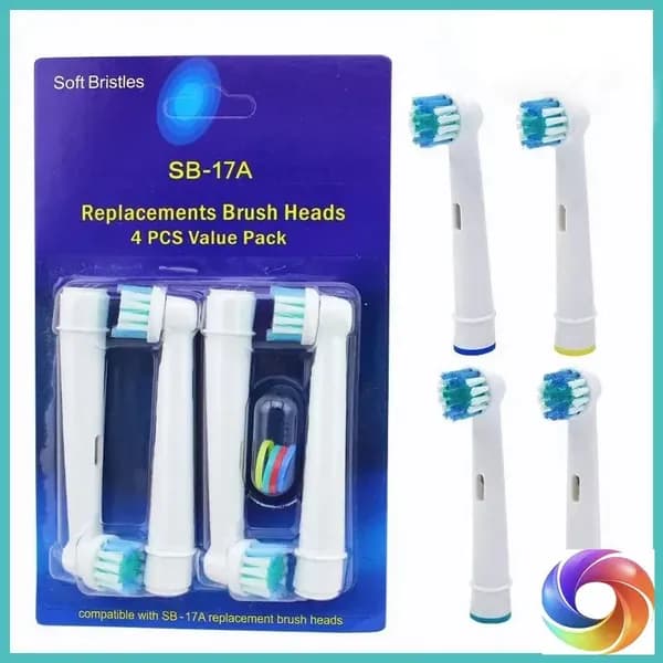 Насадки для электрической зубной щетки, совместимые с oral b (Braun) 4шт