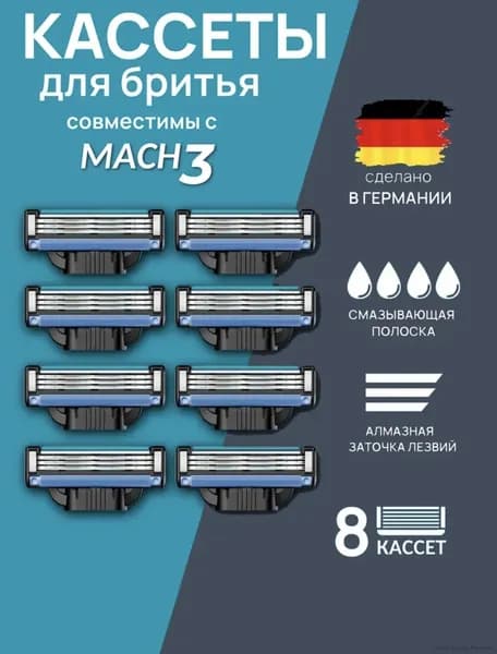 Сменные кассеты для бритвы