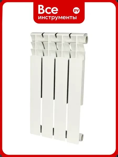 радиатор Optima BM 500 89570 4 секций RAL9016