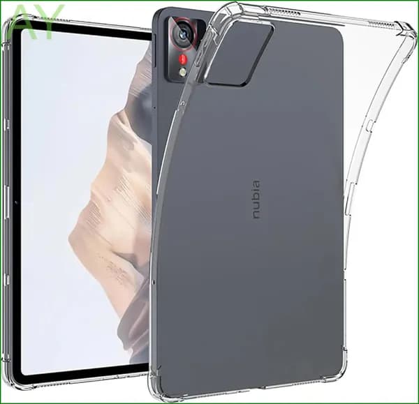 Чехол для Nubia Pad Pro, мягкий TPU силиконовый противоударный с усиленными углами, ультралегкий противоскользящий -бампер для Nubia Pad Pro