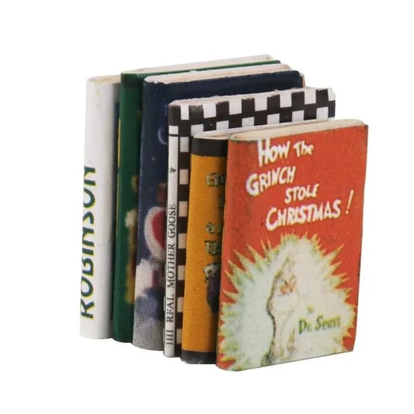 Миниатюрная книга для декора кукольного домика