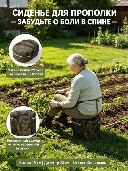 Садовый стул, ABS пластик, 23х18х23 см, 1 шт