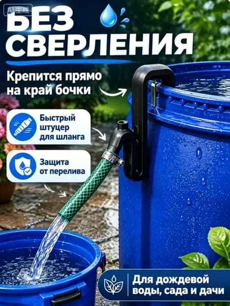 Сифонная переливная труба универсальная, автоматическая без насоса, простая в установке, для бочек, аквариумов, полива сада и дачи, черное цвета